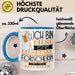 Forscherin Tasse Geschenk Ich Bin Diese Eine Legendäre Forscherin Von Der Alle Reden Geschenkidee Geburtstag Weihnachten Blau Trendation