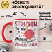 Stricken Stricker Tasse Geschenk Lustige Geschenkidee Spruch Ist Wie Zaubern Mit 2 Zauberstäben Rot Trendation