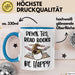 Bücher-Leser Tasse Geschenk Drink Tea Read Books Be Happy Bücher Lesen Becher Blau Trendation