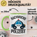 Polizist Tasse Geschenk Lustige Geschenkidee Spruch Nachwuchs Polizist Grün Trendation