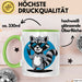 Waschbär Tierliebhaber Tasse Geschenk Lustige Geschenkidee Spruch Grün Trendation