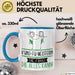 Kung-Fu-Meisterin Geschenk Tasse Becher Die Frau Die Allen Kann Geschenkidee für eine Kung-Fu-Meisterin Lustig Blau Trendation