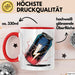 Energydrink Süchtiger Tasse Geschenkidee Koffein Liebhaber Rot Trendation