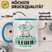 Leser Geschenk Tasse So Gut Kann Nur Ein Leser Aussehen Geschenkidee Kaffee-Becher Blau Trendation