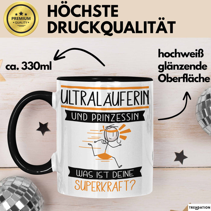 Ultraläuferin Und Prinzessin Tasse Geschenk Für Eine Ultraläuferin Geburtstag Was Ist Deine Superkraft Trendation