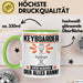 Keyboarder Tasse Geschenk für Keyboarder Der Mann Der Alles Kann Geschenkidee zum Geburtstag Grün Trendation