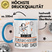 Geschenk für Tonstudio-Besitzerin Tasse Lustige Geschenkidee Geburtstag Ich Bin Tonstudio-Besitzerin Ich Darf Das Blau Trendation