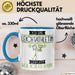 Leichtathletin Tasse Geschenk Ich Bin Leichtathletin Warum Weil Ich Es Kann Geschenkidee Geburtstag Blau Trendation