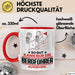 Bergführer Geschenk Tasse So Gut Kann Nur Ein Bergführer Aussehen Geschenkidee Kaffee-Becher Rot Trendation