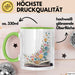 Illustrator Tasse Geschenkidee für Zeichenkünstler Grün Trendation