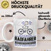 Radfahrer Geschenk Tasse Ich Bin Radfahrer Aber Sag Doch Einfach Superheld Lustige Geschenkdiee für Radfahrer Kaffee-Becher Weiß Trendation