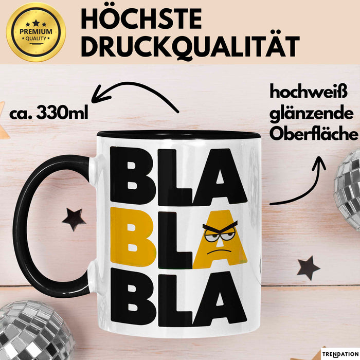 Sarkasmus Tasse Geschenkidee Bla Sarkastischer Humor Trendation