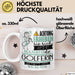 Golferin Tasse Geschenk Lustiger Spruch Bitte Erheben Sie Sich Seine Majestät Die Golferin Betritt Den Raum Weiß Trendation