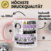Musikfan Tasse Geschenk Lustiger Spruch Bitte Erheben Sie Sich Seine Majestät Die Musikfan Betritt Den Raum Rosa Trendation