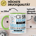 Outdoor-Bloggerin Tasse Geschenk Ich Bin Diese Eine Legendäre Outdoor-Bloggerin Von Der Alle Reden Geschenkidee Geburtstag Weihnachten Grün Trendation