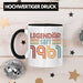 Trendation - 60. Geburtstag Tasse Frau Männer Geschenk 60er Geschenkidee 60 Mutter Vater Mann Frauen Lustig Geschenke Deko Schwarz Trendation