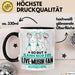 Live-Musik-Fan Geschenk Tasse So Gut Kann Nur Ein Live-Musik-Fan Aussehen Geschenkidee Kaffee-Becher Schwarz Trendation