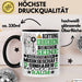 Musikgeschäftsinhaber Geschenk Tasse Lustiger Spruch Erheben Sie Sich Der Musikgeschäftsinhaber Betritt den Raum Schwarz Trendation