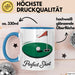 Golf Liebhaber Tasse Perfekter Schlag Geschenkidee Blau Trendation