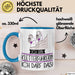 Geschenk für Kletterführerin Tasse Lustige Geschenkidee Geburtstag Ich Bin Kletterführerin Ich Darf Das Blau Trendation