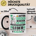 Leser Geschenk Tasse Lustiger Spruch Erheben Sie Sich Der Leser Betritt den Raum Schwarz Trendation