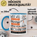 Mechanikerin Tasse Geschenk Spruch Wer Will Schon Prinzessin Sein Wenn Man Auch Mechanikerin Sein Kann Blau Trendation