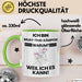 Muay-Thai-Kämpfer Geschenk Tasse Lustiger Spruch Ich Bin Muay-Thai-Kämpfer Warum Weil Ich Es Kann Geschenkidee Bester Muay-Thai-Kämpfer Geburtstag Kaffee-Becher Grün Trendation