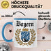 Deutschland München Bayern Bayerisch Tasse Geschenk Lustige Geschenkidee Spruch Blau Trendation