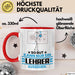 Lehrer Geschenk Tasse So Gut Kann Nur Ein Lehrer Aussehen Geschenkidee Kaffee-Becher Rot Trendation