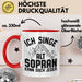 Sopran Tasse Geschenk Ich Singe Alt Sopran Kann Doch Jeder Musiker Geschenkideen Becher Rot Trendation
