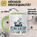 Geschenk für Rennfahrerin Tasse Lustige Geschenkidee Geburtstag Ich Bin Rennfahrerin Ich Darf Das Grün Trendation