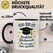 Schüler Abschluss Tasse Geschenk Lustige Geschenkidee Spruch Herzlichen Glückwünsche Trendation