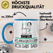 Geschenk für Klangkünstlerin Tasse Lustige Geschenkidee Geburtstag Ich Bin Klangkünstlerin Ich Darf Das Blau Trendation