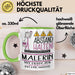 Malerin Tasse Geschenk Lustig Abstand Halten Hochleistungs-Malerin Mit Drang Zur Perfektion Bei Der Arbeit Grün Trendation