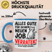 Büro Arbeit Kollege Tasse Becher Geschenk Lustige Geschenkidee Spruch Alles Gute Für Deinen Neuen Job Verräter Blau Trendation