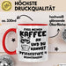 Humor Tasse Pflege Büro Krankenschwester Kaffee-Becher Lustig Fass Meinen Kaffee An Und Du Kannst Pflegestufe 4 Beantragen Rot Trendation