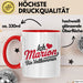 Marion Tasse Geschenk Ich Bin Vollkommen Marion Geschenkidee Geburtstag Rot Trendation