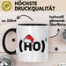 Chemielehrer Unterricht Tasse Geschenk Lustige Geschenkidee Spruch Ho Ho Ho Christmas Santa Trendation