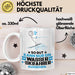 Wasserskifahrer Geschenk Tasse So Gut Kann Nur Ein Wasserskifahrer Aussehen Geschenkidee Kaffee-Becher Weiß Trendation