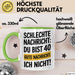 40 Geburtstagsfeier Tasse Geschenk Lustige Geschenkidee Spruch Schlechte Nachricht Du Bist 40 Gute Nachricht: Ich Nicht Grün Trendation