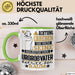 Urgroßvater Geschenk Tasse Lustiger Spruch Erheben Sie Sich Der Urgroßvater Betritt den Raum Grün Trendation