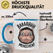 Antisozial Tasse Geschenk Baaahhh Menschen Geschenkidee Lustig Sarkasmus Blau Trendation