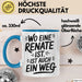 Renate Tasse Geschenk Wo Eine Renate Ist Ist Auch Ein Weg Geschenkidee Becher mit Name Blau Trendation