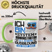 Systemadministrator Ausbildung Tasse Geschenk Ich Bin Systemadministrator In Der Ausbildung Ich Darf Das Geschenkidee Spruch Grün Trendation