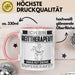 Reittherapeut Tasse Geschenk für Reittherapeut Geburtstag Lustiger Spruch Kaffee-Becher Was Ist Deine Superkraft Rosa Trendation