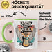 Gitarre Musikliebhaber Musiker Gitarrist Tasse Geschenk Lustige Geschenkidee Spruch Rock’n’Roll Grün Trendation