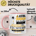 Fechterin Tasse Geschenk Lustiger Spruch Bitte Erheben Sie Sich Seine Majestät Die Fechterin Betritt Den Raum Rosa Trendation
