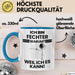 Fechter Geschenk Tasse Lustiger Spruch Ich Bin Fechter Warum Weil Ich Es Kann Geschenkidee Bester Fechter Geburtstag Kaffee-Becher Blau Trendation