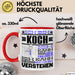 Koch Geschenk Tasse Geschenkidee für Koch Geburtstag Lustiger Spruch Ich Bin Koch Ich Kann Es Dir Erklären Aber Nicht Für Dich Verstehen Rot Trendation