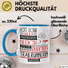 Trailrunnerin Geschenk Becher Tasse Gott Schuf Alle Menschen Gleich Nur Die Besten Durfeten Trailrunnerin Werden Geschenkidee Lustig Blau Trendation